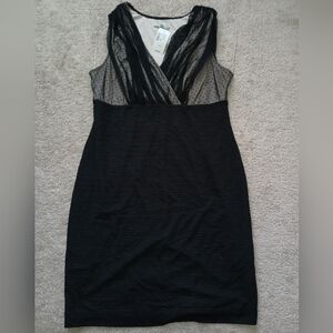 Cleo Petites Midi Black Dress size 16